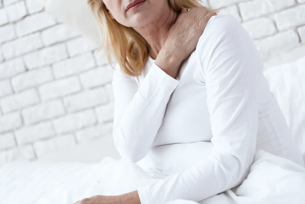 Female with displaced shoulder fracture