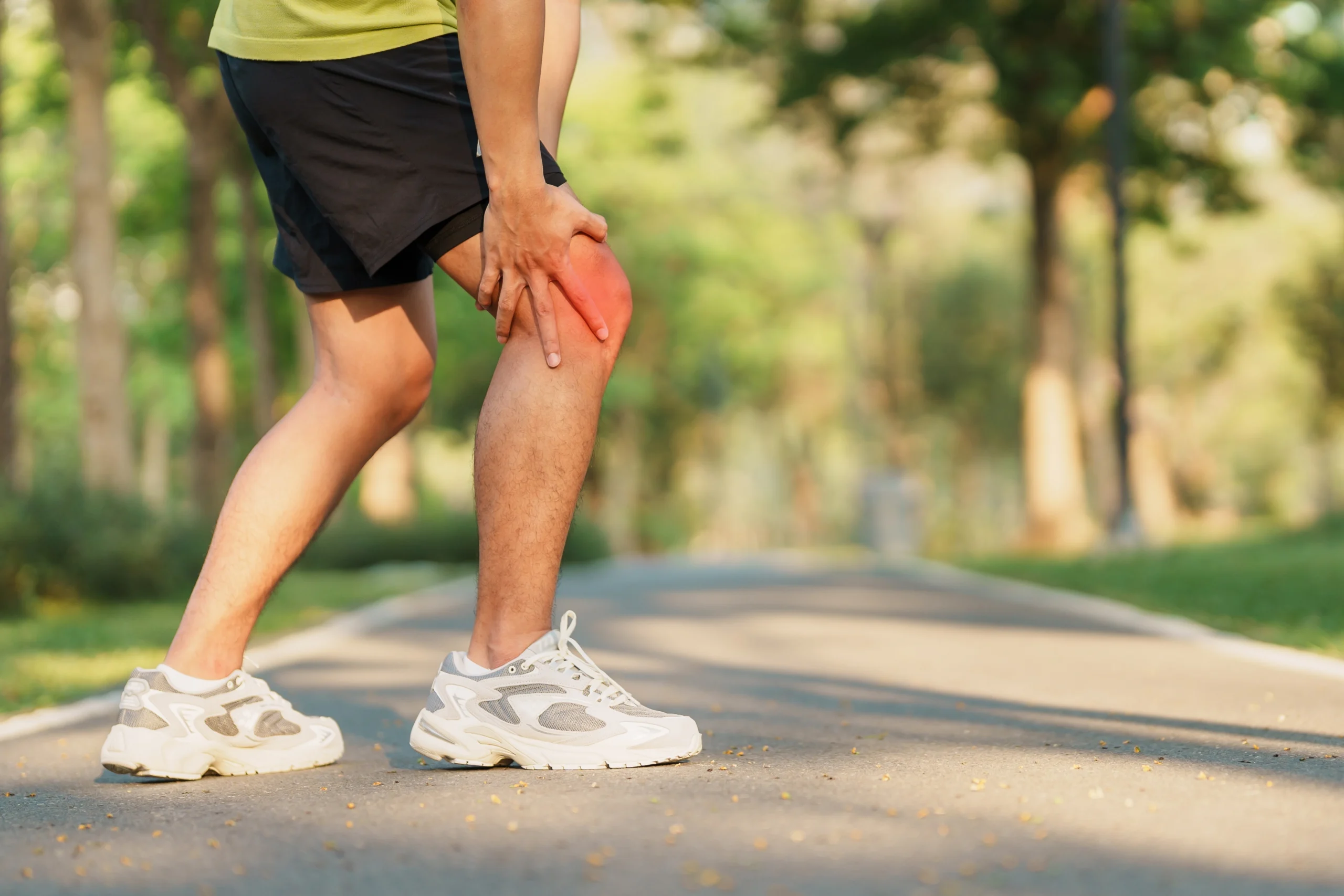Someone with Patellofemoral Pain Syndrome